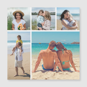 Crea tu propia tarjeta magnética de 5 Collages de
