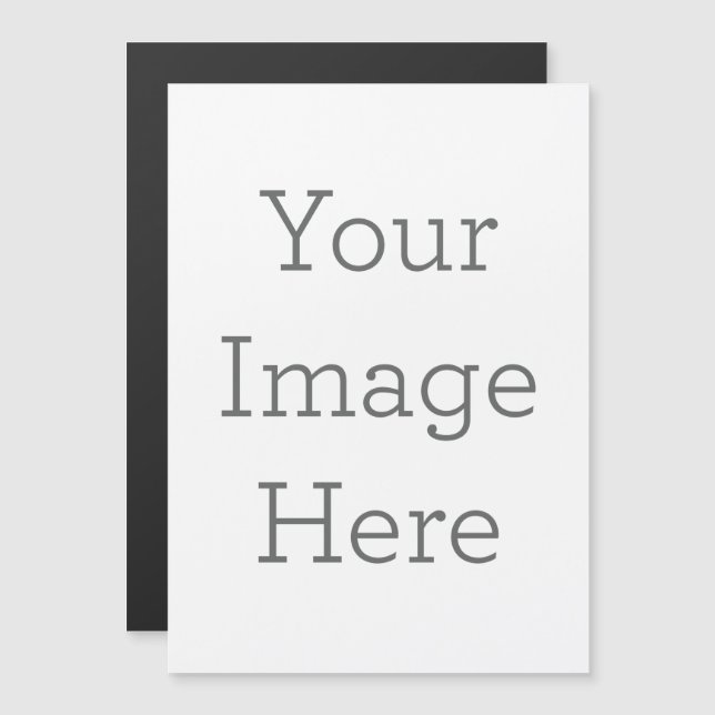 12,7 cm x 17,8 cm Tarjeta magnética (Anverso/Reverso)