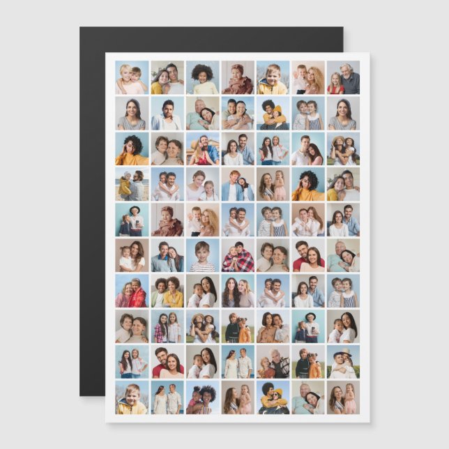 Crea tu propia tarjeta magnética de 70 Collages de (Anverso/Reverso)