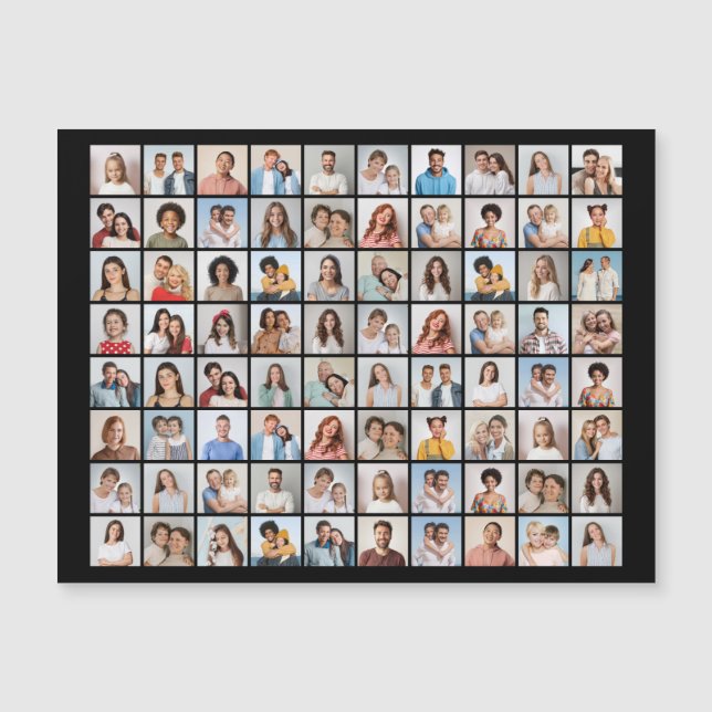 Crea tu propia tarjeta magnética de 80 Collages de (Anverso)