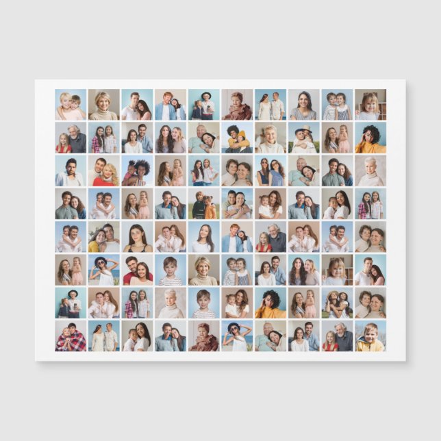 Crea tu propia tarjeta magnética de 80 Collages de (Anverso)