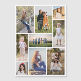 Crea tu propia tarjeta magnética de 9 Collages de