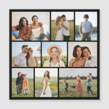 Crea tu propia tarjeta magnética de 9 Collages de