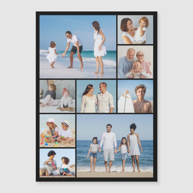 Crea tu propia tarjeta magnética de 9 Collages de  (Anverso)