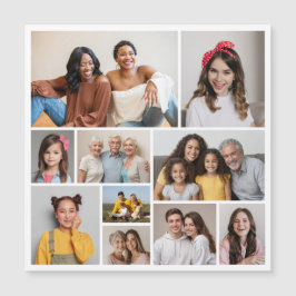 Crea Tu Propia Tarjeta Magnética de Collage de 10 