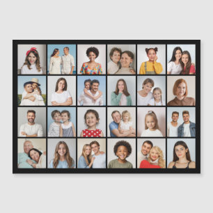 Crea tu propia tarjeta magnética de collage de 24
