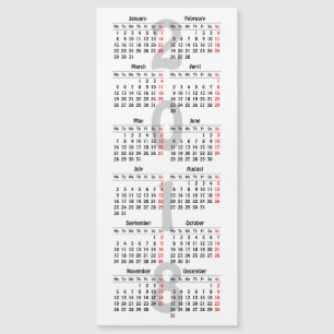 Crea tu propia tarjeta magnética del calendario 20