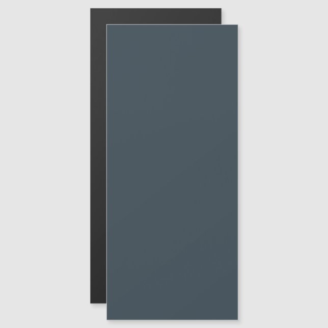 Crea tu propia tarjeta magnética gris oscuro (Anverso/Reverso)