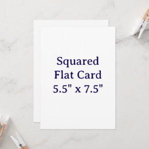 Crea tu propia tarjeta plana cuadrada de 5,5" x 7,