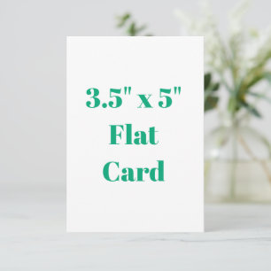 Crea tu propia tarjeta plana de 3,5" x 5"