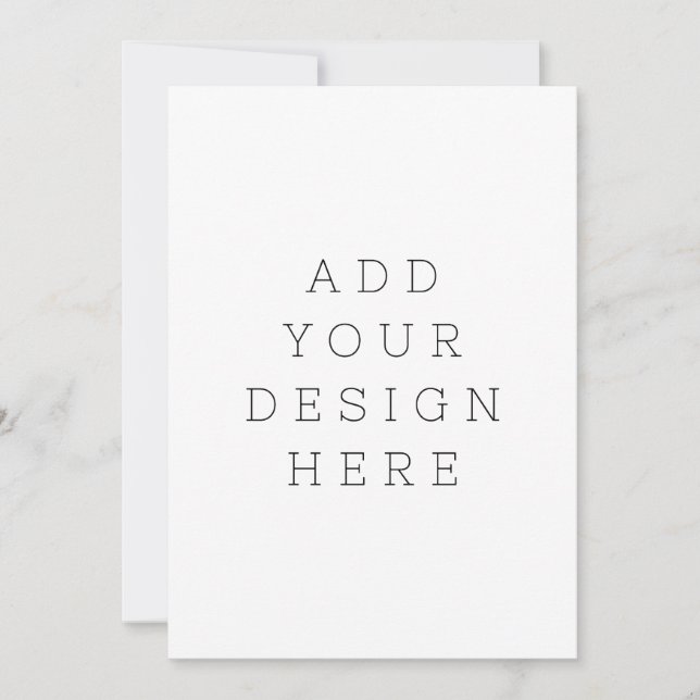 crea tu propia tarjeta plana de 5" x 7" (Anverso)