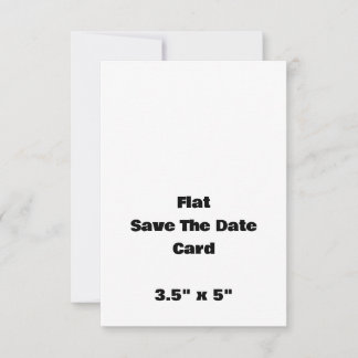 Crea tu propia tarjeta plana de guardar la fecha