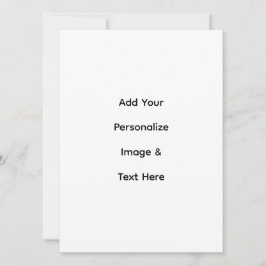 crea tu propia tarjeta plana personalizada de 5,5"
