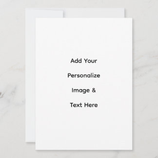 crea tu propia tarjeta plana personalizada de 5,5"