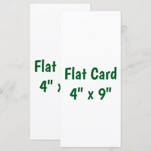 Crea tu propia tarjeta plana Tarjeta plana de 4" x