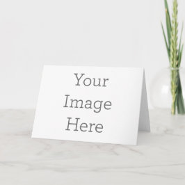 Crea tu propia tarjeta plegada estándar de 5" x 7"
