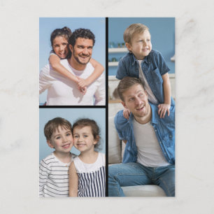 Crea tu propia tarjeta postal de collage de 3 foto