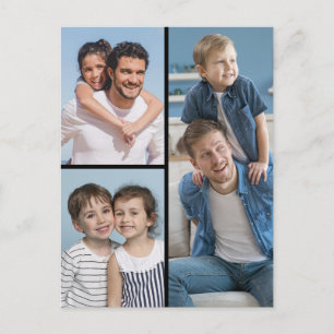 Crea tu propia tarjeta postal de collage de 3 foto