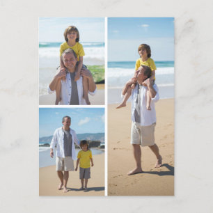 Crea tu propia tarjeta postal de collage de 3 foto