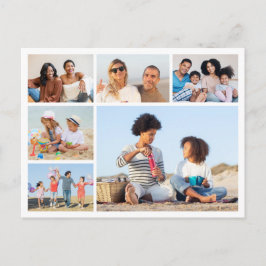Crea tu propia tarjeta postal de collage de 6 foto