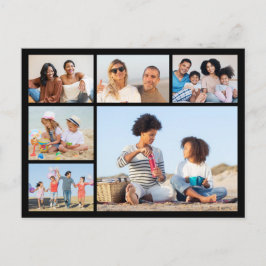 Crea tu propia tarjeta postal de collage de 6 foto