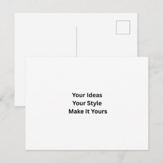Crea tu propia tarjeta postal estándar de 4,25" x