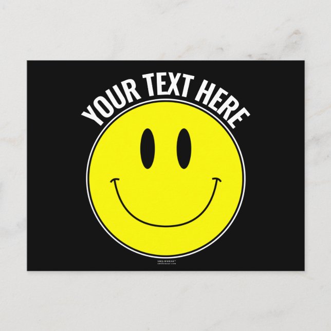 Crea tu propia tarjeta postal sonriente (Anverso)