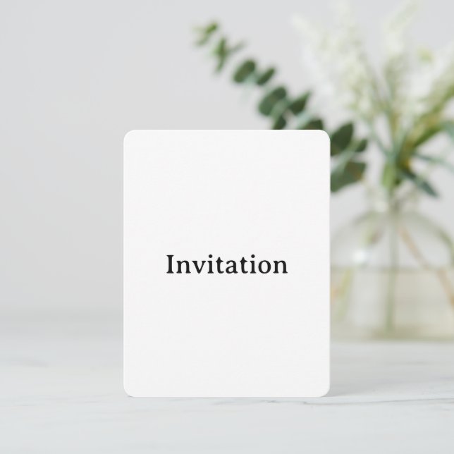 Crea tu propia tarjeta redondeada simple personali (Anverso de pie)