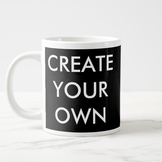 Crea tu propia taza gigante de Personalizable (Izquierda)