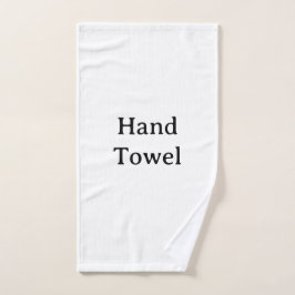 Crea tu propia toalla de mano simple personalizada
