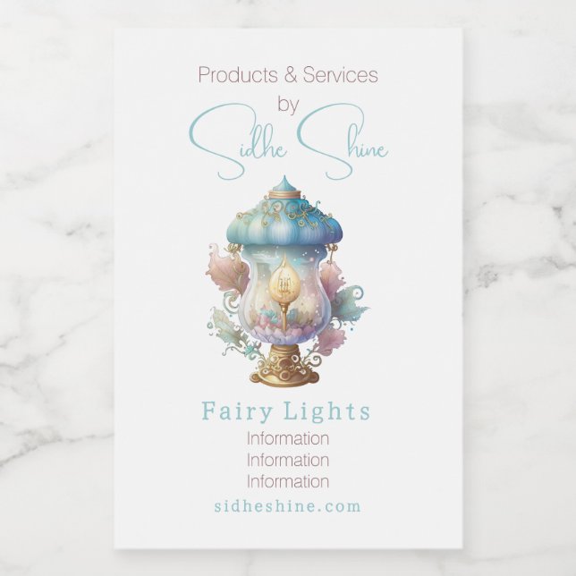 Crea tu propia y encantadora lámpara de hadas (Etiqueta única)