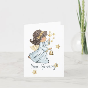 Crea tu propio ángel de Navidad con campana estrel