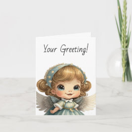 Crea tu propio ángel rubio estrellado de Navidad