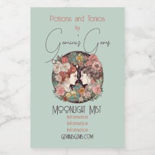 Crea tu propio Art Nouveau Gemini Zodiac