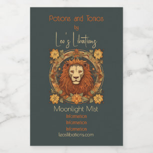 Crea tu propio Art Nouveau Leo Zodiac