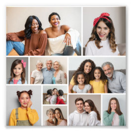 Crea tu propio aumento de foto de collage de 10 fo