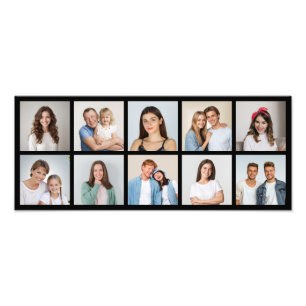 Crea tu propio aumento de foto de collage de 10 fo