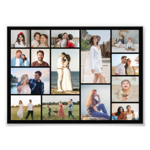 Crea tu propio aumento de foto de collage de 15 fo