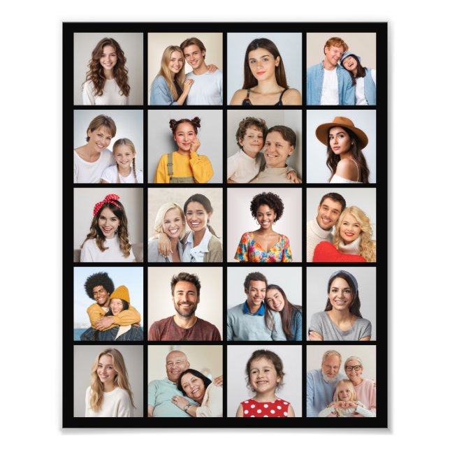 Crea tu propio aumento de foto de collage de 20 fo (Frente)