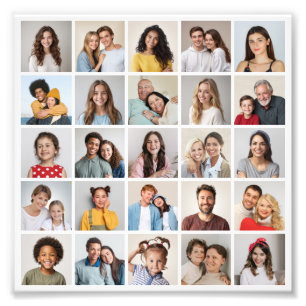 Crea tu propio aumento de foto de collage de 25 fo