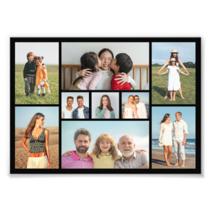 Crea tu propio aumento de foto de collage de 9 fot