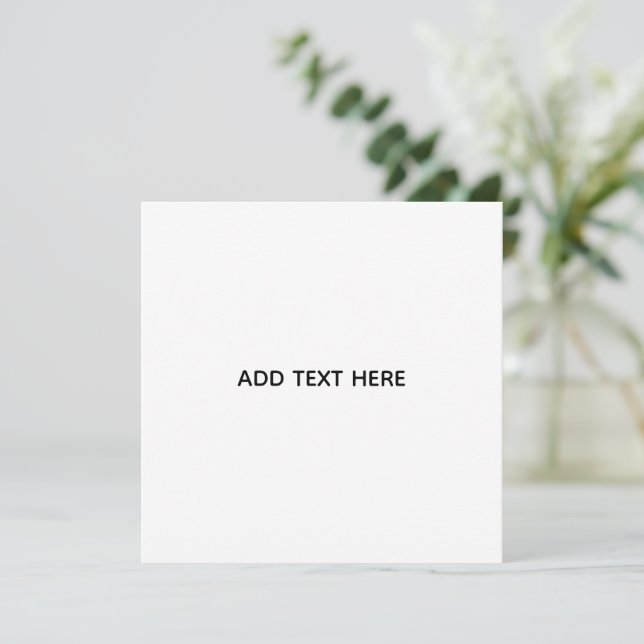 Crea tu propio blanco  (Anverso de pie)