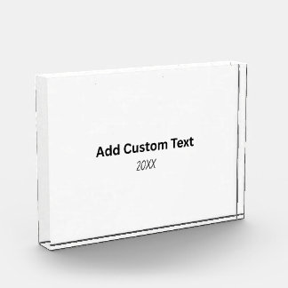 Crea tu propio bloque de fotos acrílico de grado A
