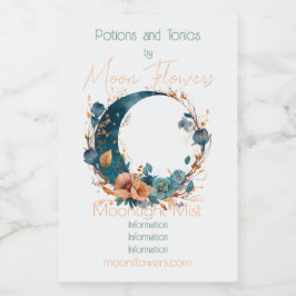 Crea tu propio Boho Verde azulado y Luna Floral de