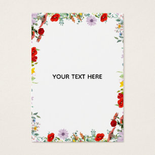 Crea tu propio borde floral colorido 