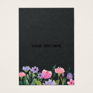 Crea tu propio borde floral colorido 