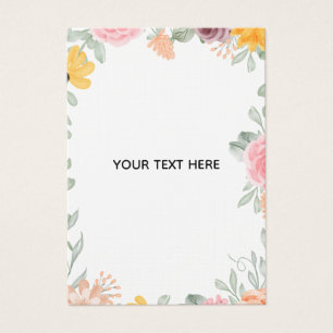 Crea tu propio borde floral colorido 