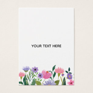 Crea tu propio borde floral colorido