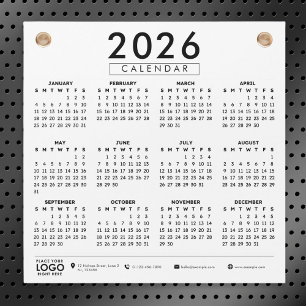 Crea tu propio calendario de logotipos empresarial