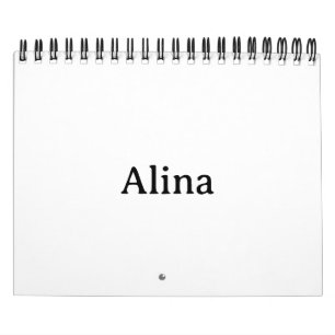 Crea tu propio calendario negro pequeño de 2 págin